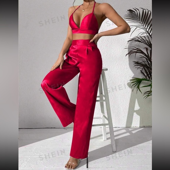 Red two piece co-ord set - Picture 6 of 6